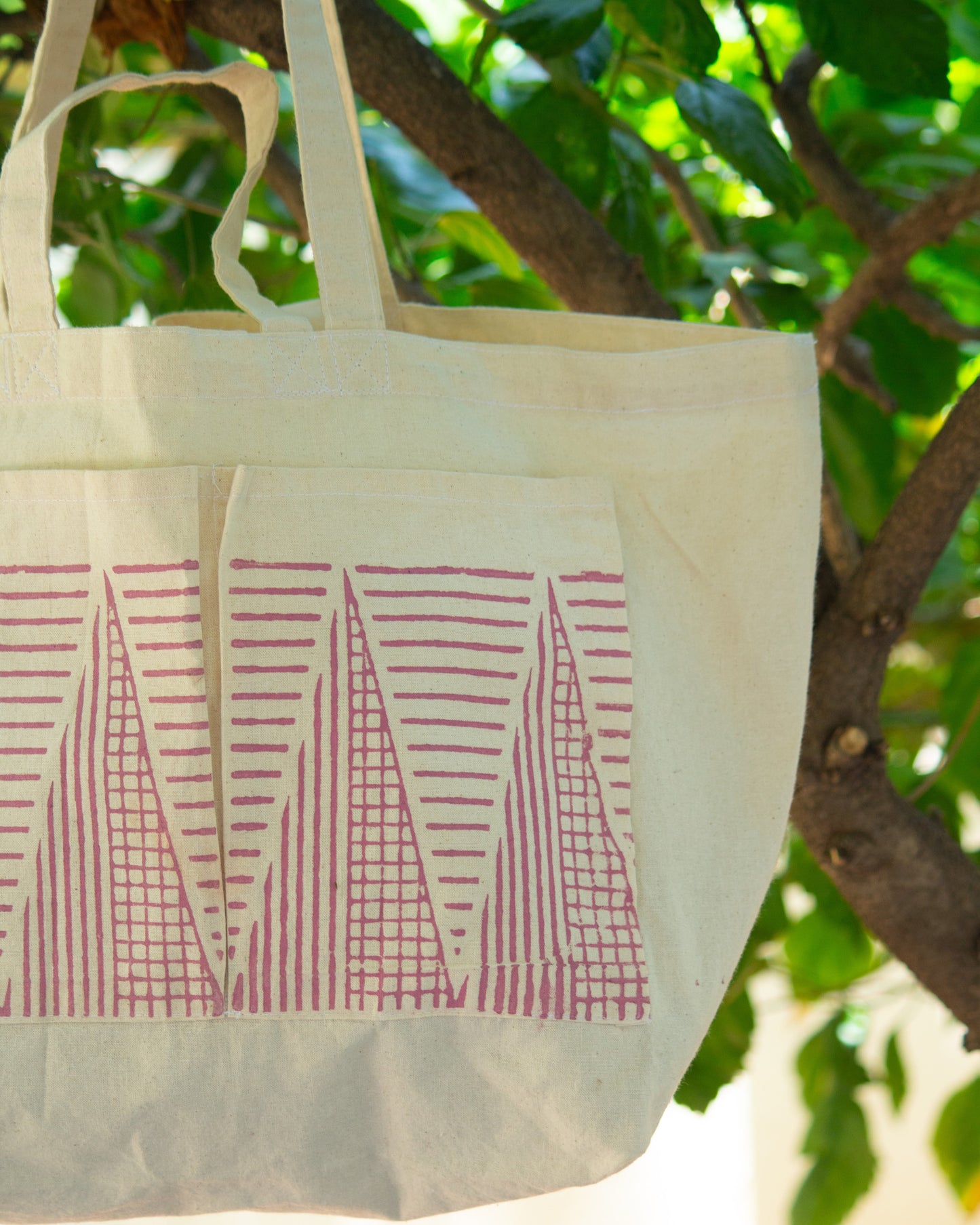 Pink Dream Double Hand Tote Bag