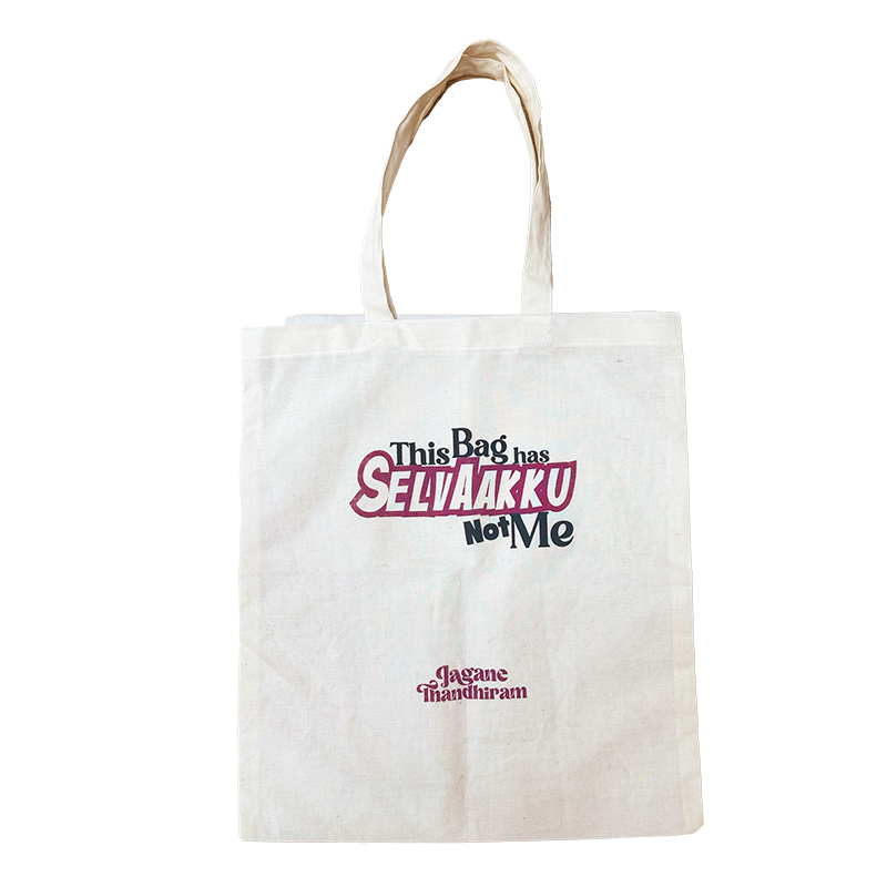 Selvaakku Tote Bag | Jagane Thandiram Merchandise