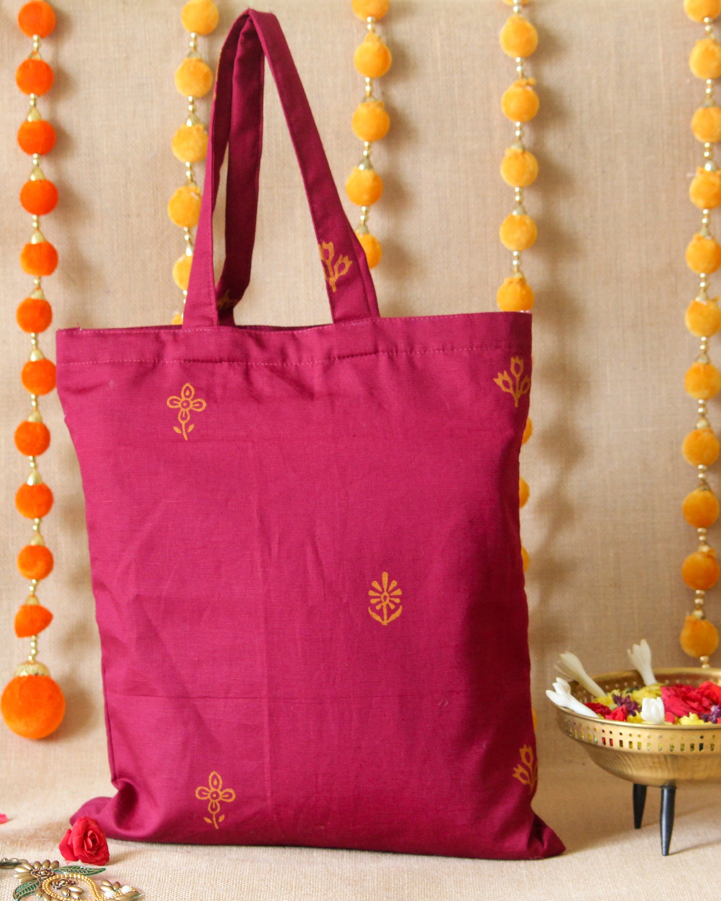Arakku Hand Block Printed Gifting Bag