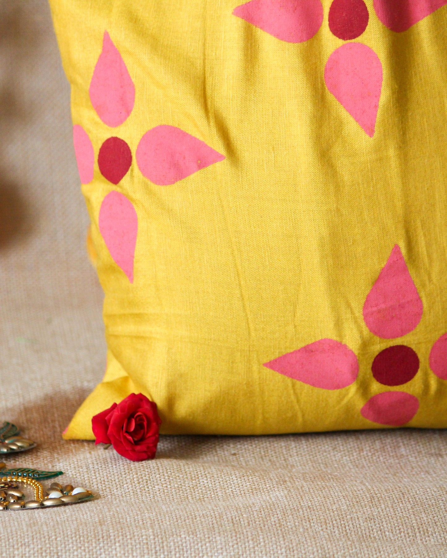 Gulaabee Hand Block Printed Gifting Bag