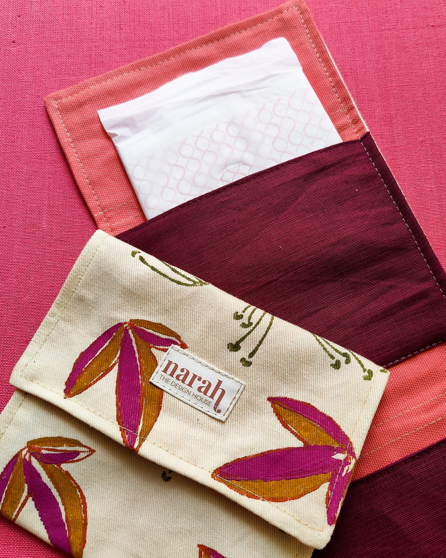 Lotus Sanitary Napkin Pouch