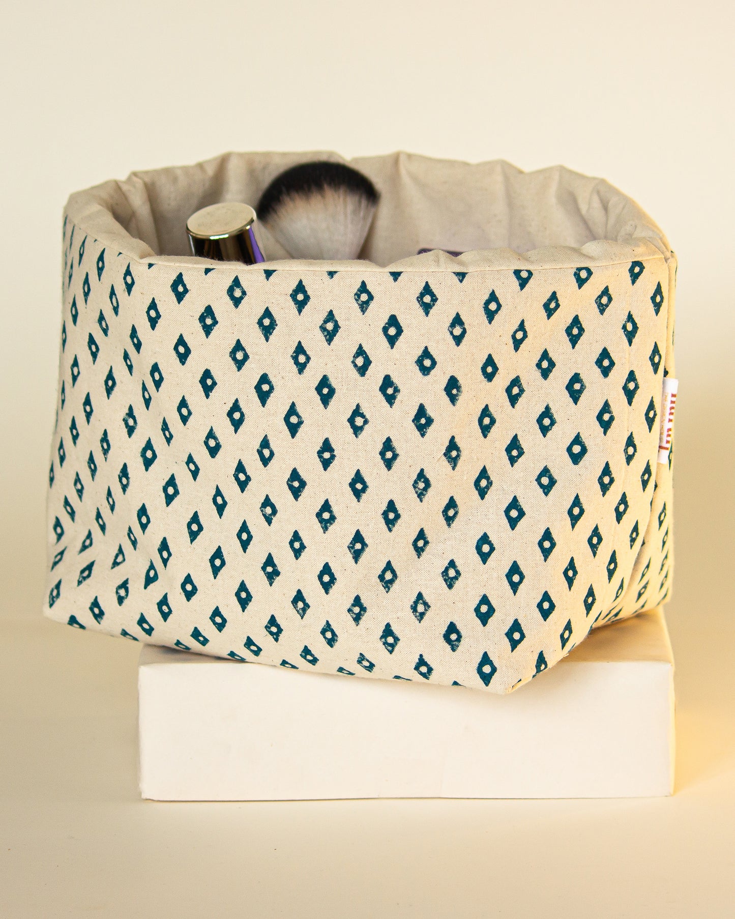 Blue Diamond Print Organiser