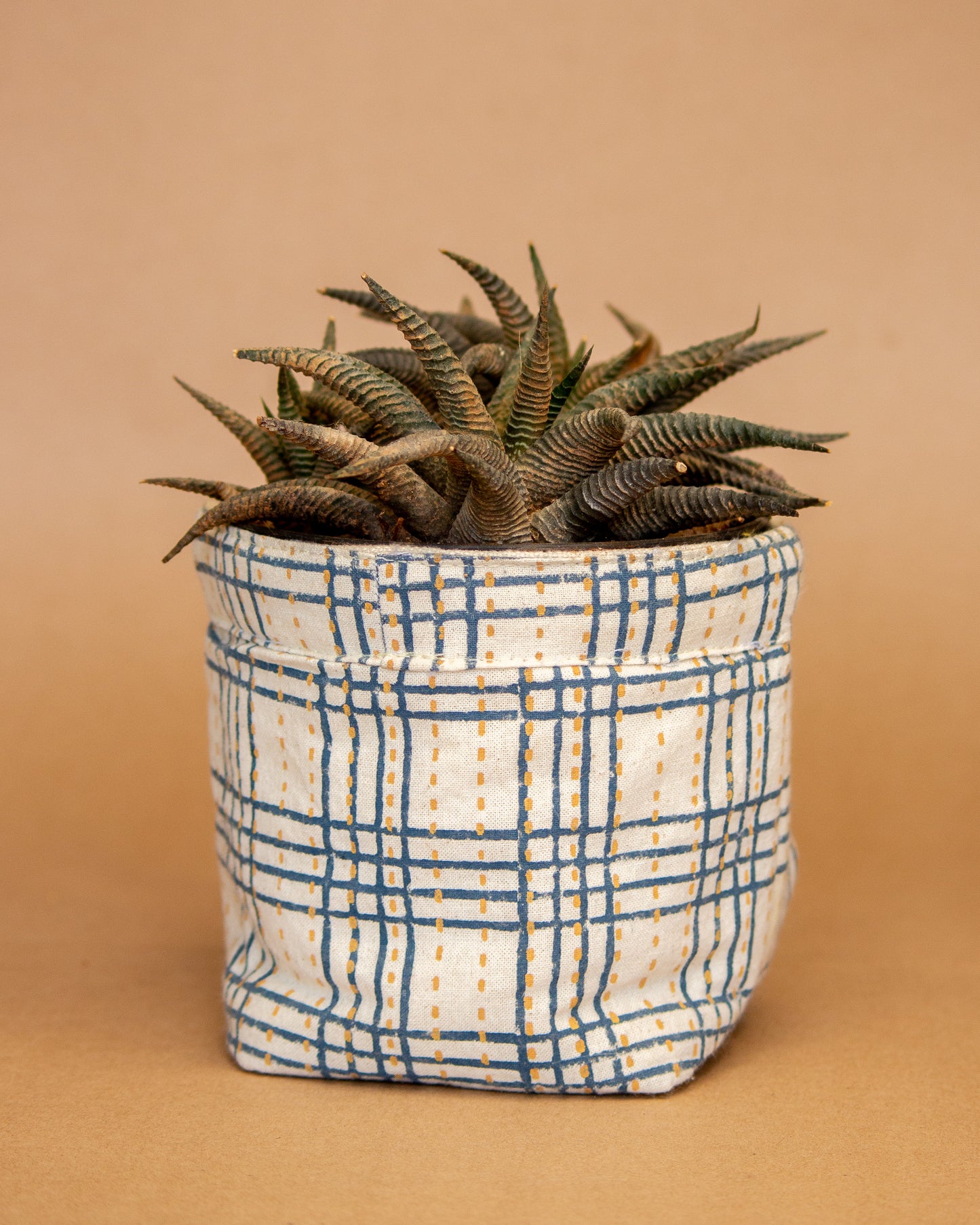 Checks Fabric Planter
