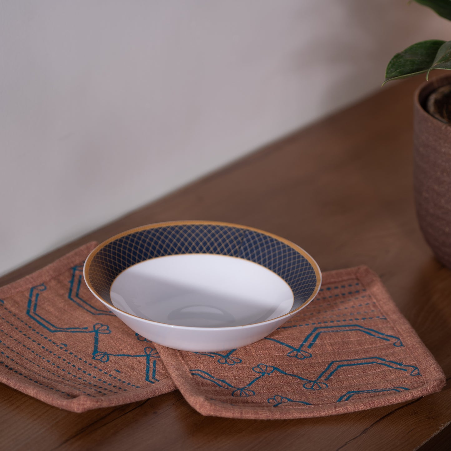 Burnt Umber Serving Coaster
