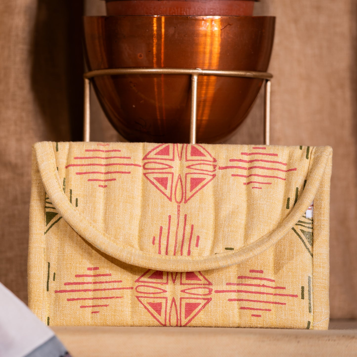 Golden Glow U-Shape Purse