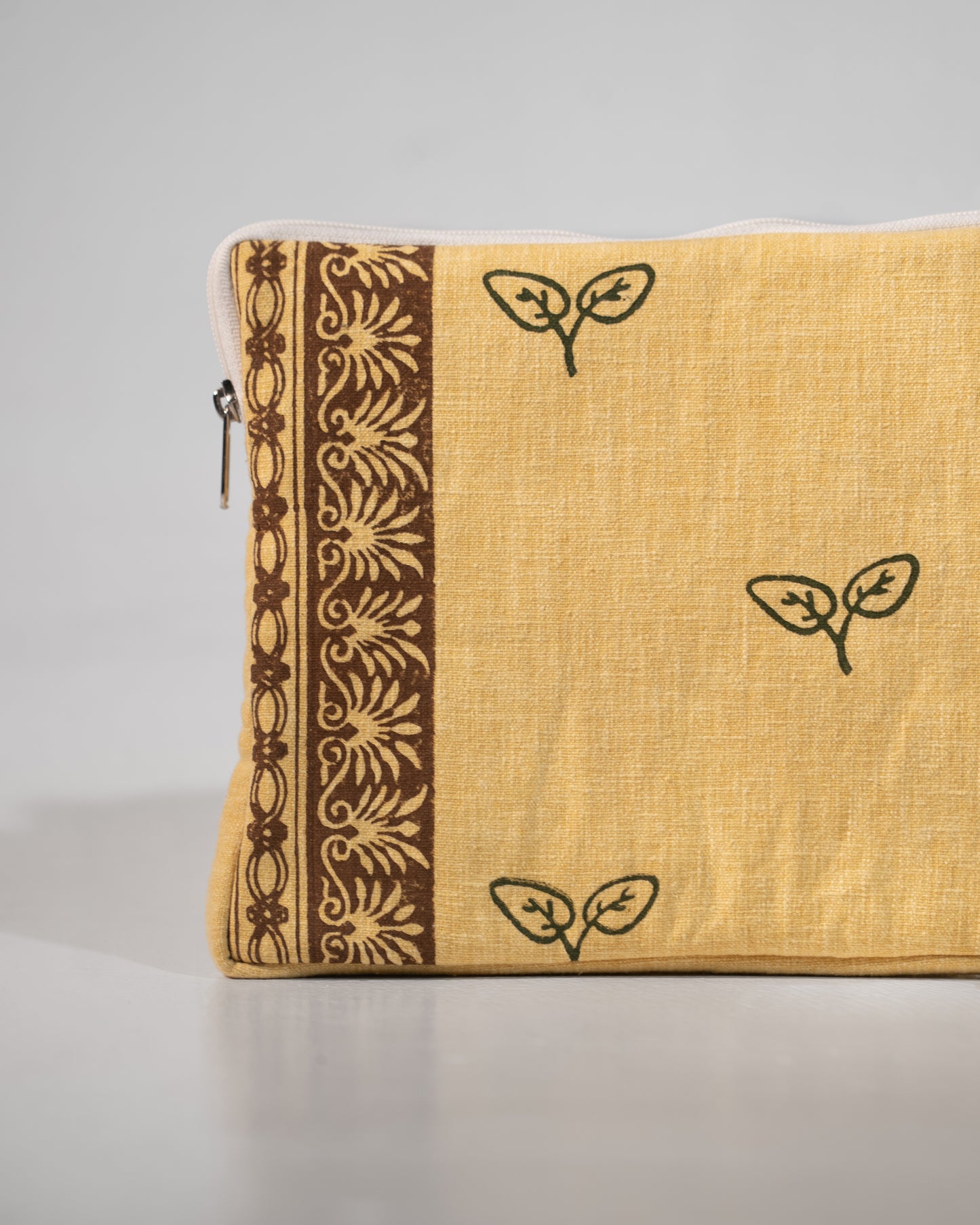 Yellow iPad sleeve