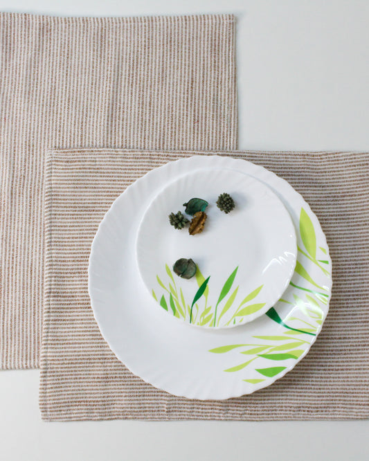 White Spice Printed Placemat Set