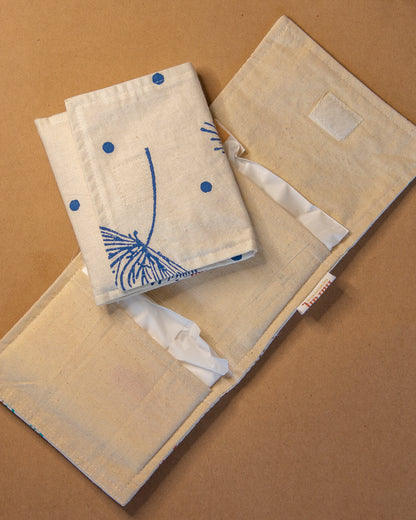 Blue Dandelion Sanitary Napkin Pouch