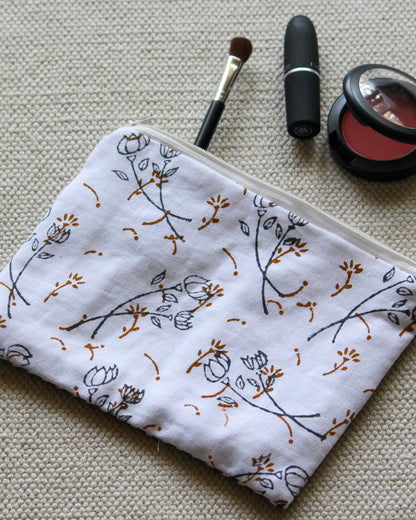 Multipurpose Lilies and Jasmine Pouch